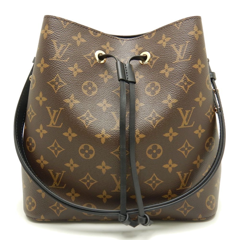 Louis Vuitton Monogram NeoNoe Brown Noir Shoulder Bag